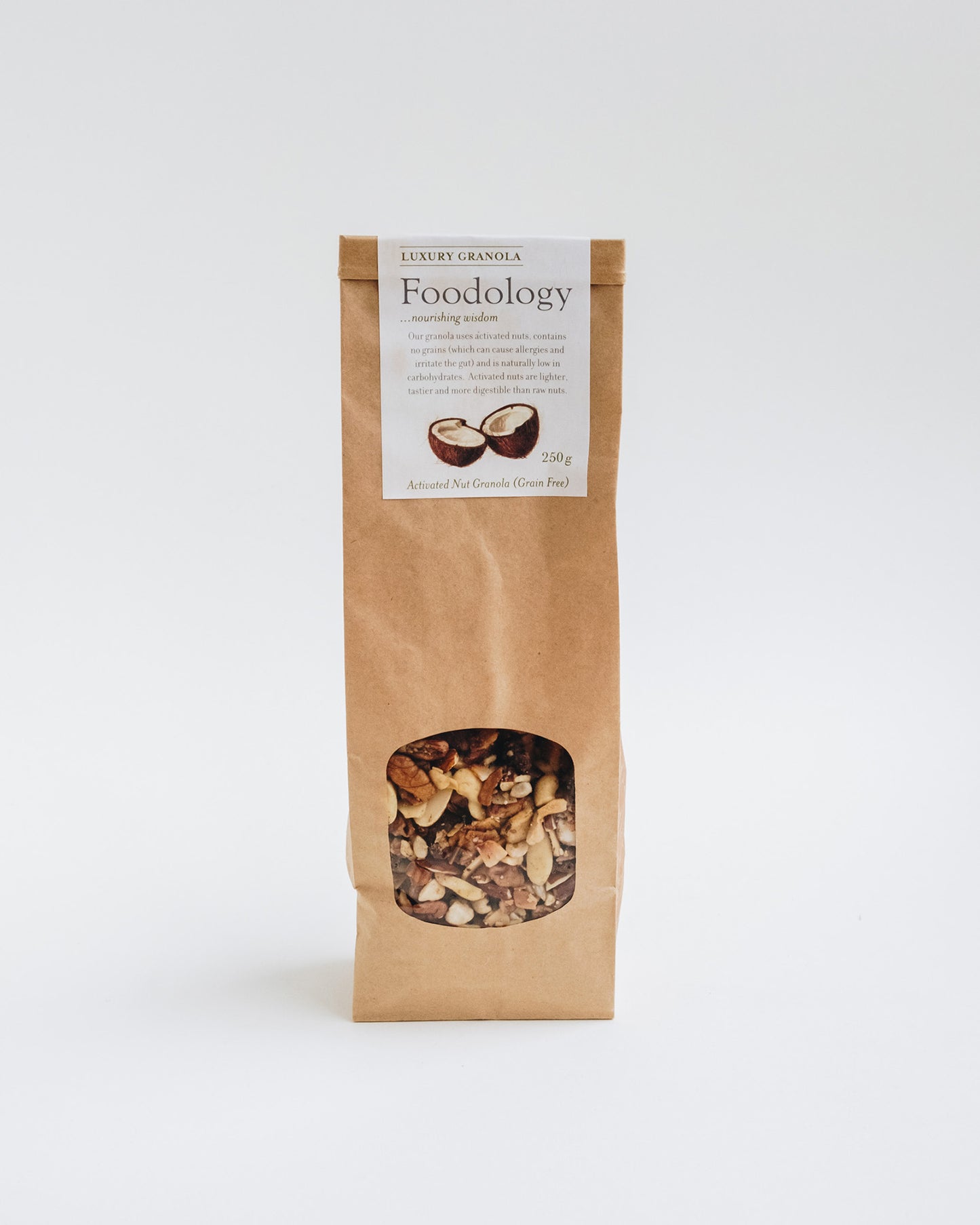 250g Gut Health Nut Granola Bag