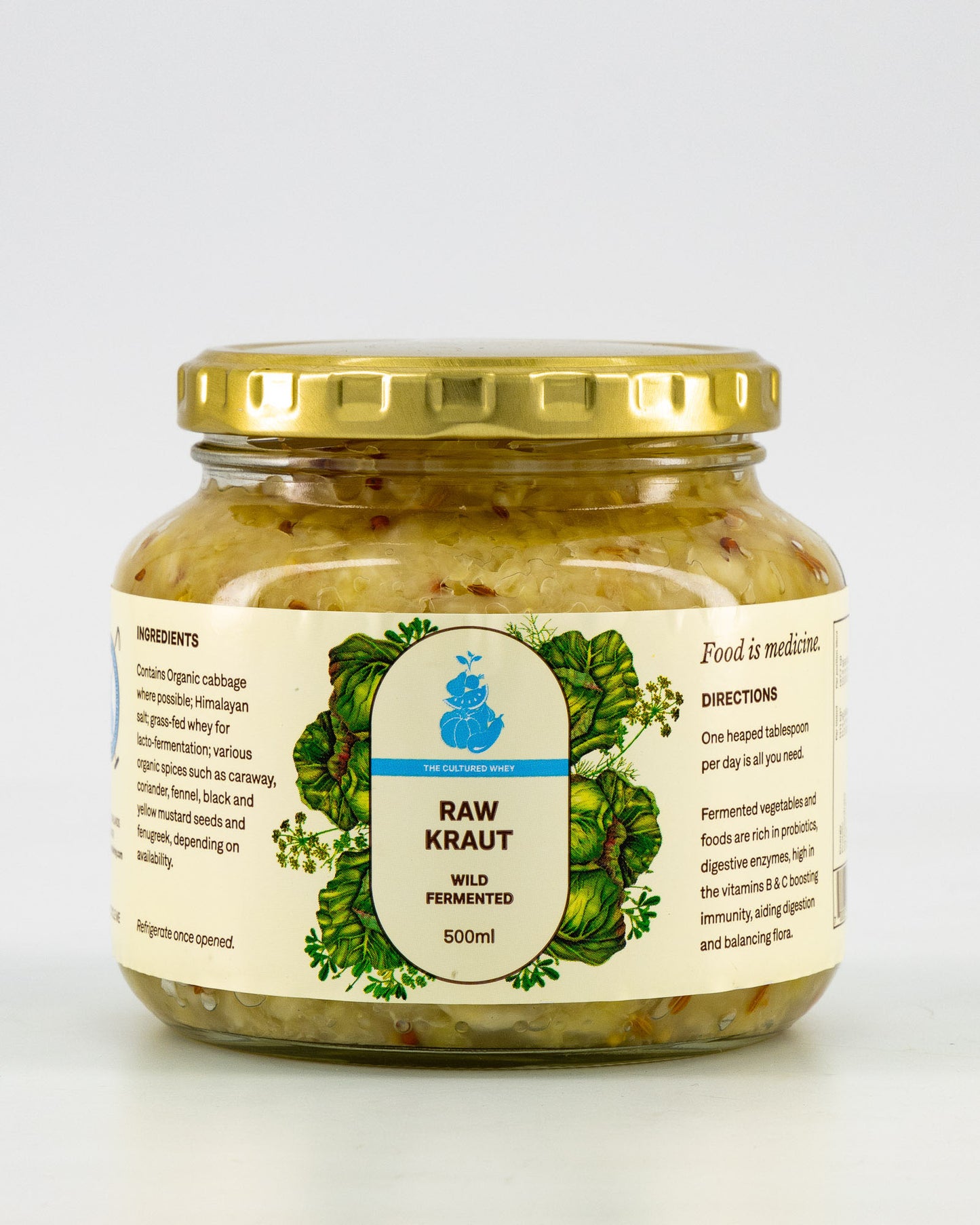 Raw Organic Kraut 500ml